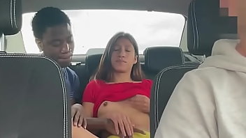 Taxi Interracial Amateur Public 