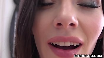 Ukrainian Dildo European Brunette Rubbing 