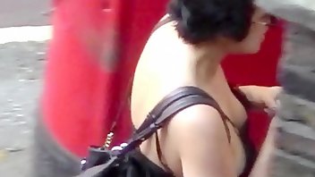 Downblouse Public Voyeur Big Tits 