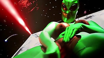 Alien Teen Toys Masturbation Orgasm 