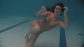 Pool Bikini Brunette Shower Russian 