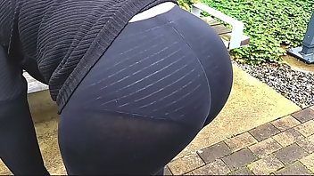 Exhibitionist Outdoor Ass MILF Amateur 